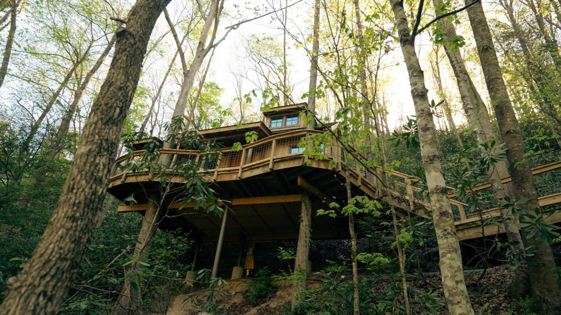 Вилла The Dogwood In Treehouse Grove At Norton Creek Гатлинбург Экстерьер фото
